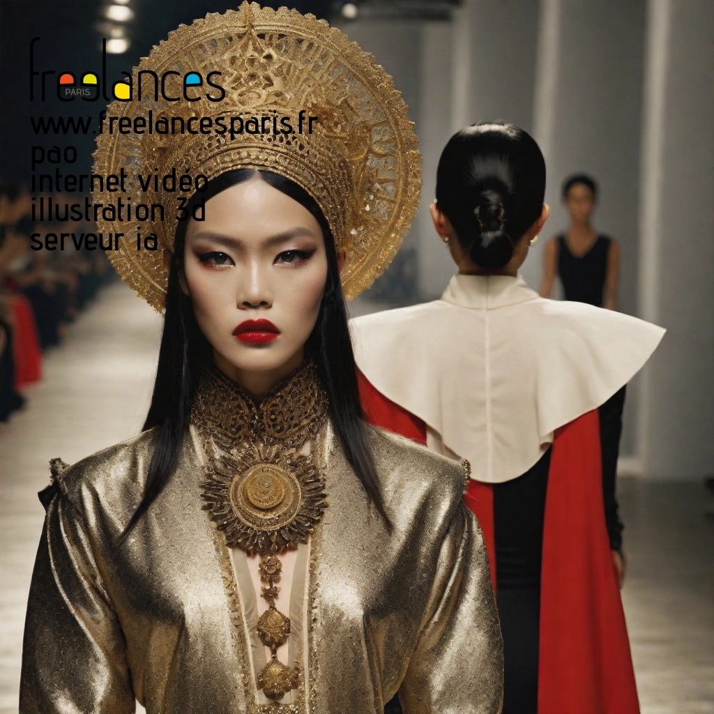 Pao mise en page internet vidéo illustration 3d serveur IA générative AI freelance paris studio de création magazines ldeftit0